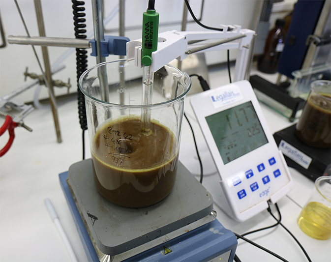 Eco-extraction experiment at the GREEN laboratory