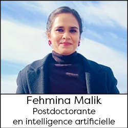 Fehmina Malik, postdoctoral researcher in artificial intelligence (game theory, explainable artificial intelligence (XAI), emotion detection) (UPR LIA)